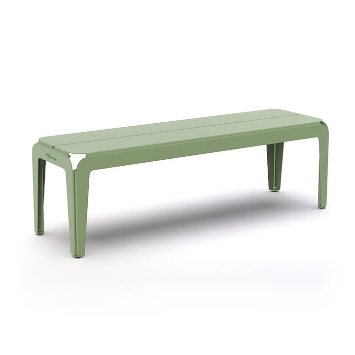 De Bended Bench bank van Weltevree , L 140 cm, lichtgroen