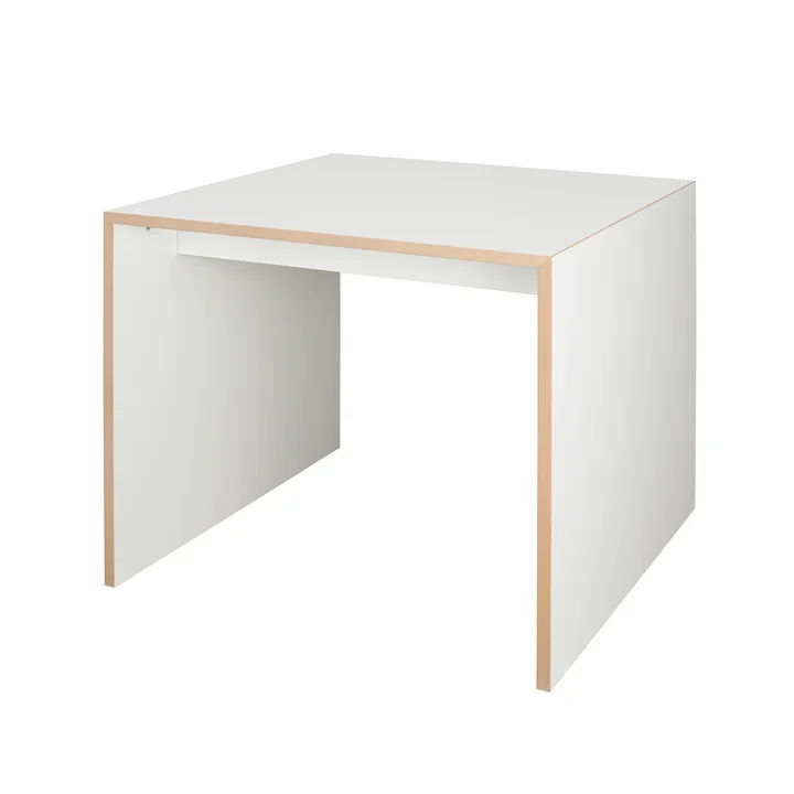 freistell Tojo Tafel 80 x 80 cm uit in wit