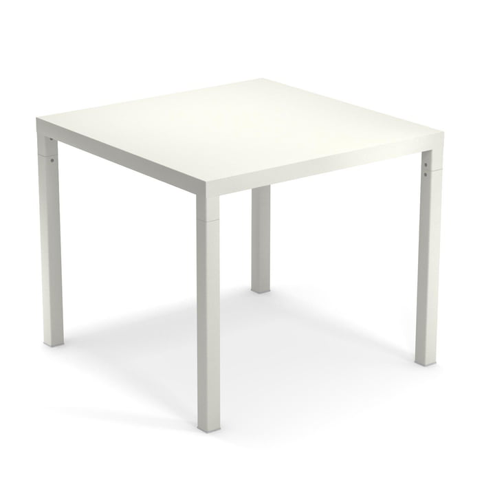 De Nova tabel van Emu in wit, 90 x 90 cm