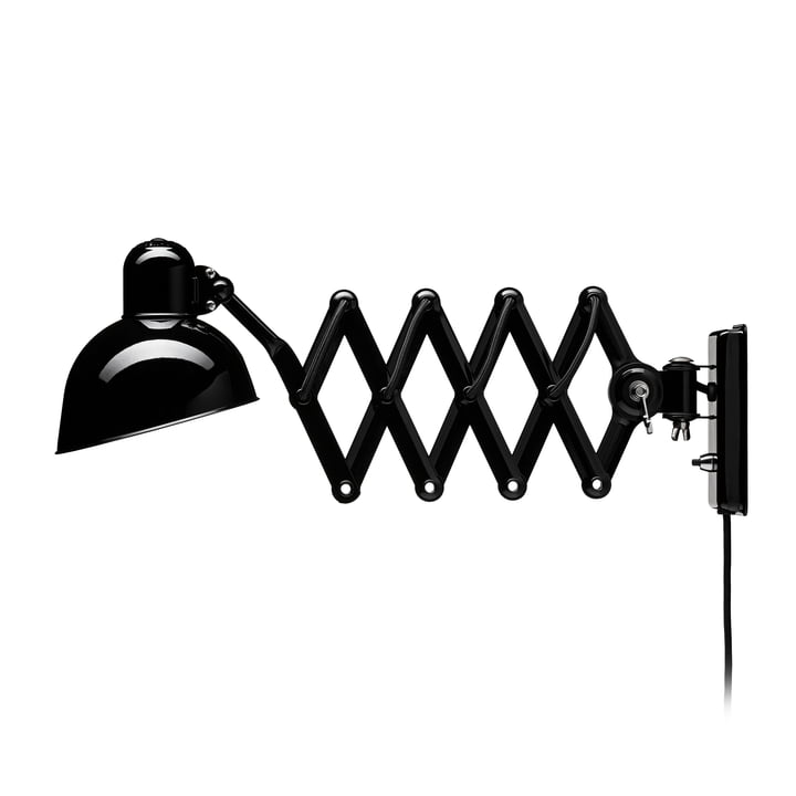 KAISER idell 6718 Schaarlamp Wandlamp van Fritz Hansen in glanzend zwart