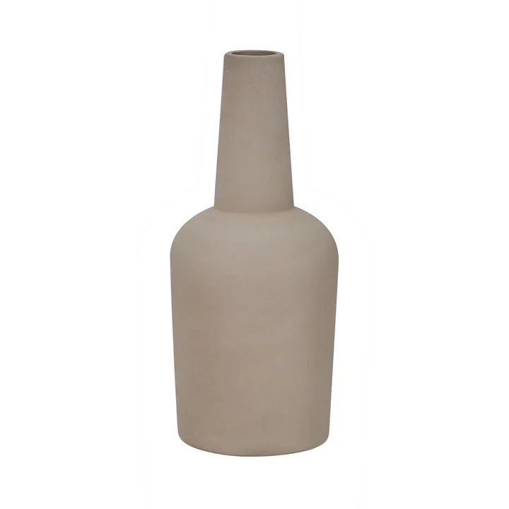 Dome Vaas groot Ø 18 x H 49 cm, grijs door Kristina Studio