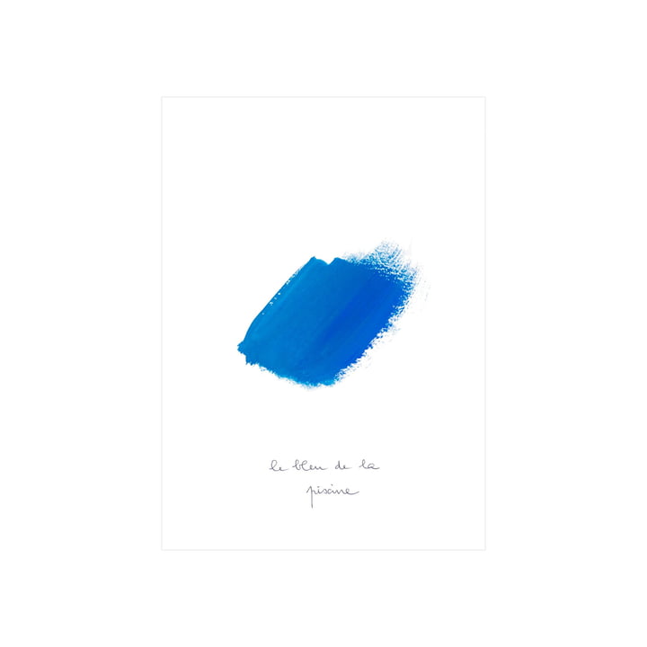 Le Bleu II Affiche, 30 x 40 cm vanaf Paper Collective