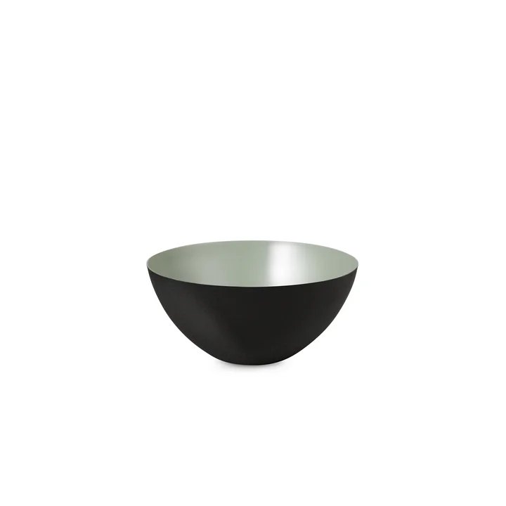 De Krenit Kom van Normann Copenhagen , 5,9 x Ø 12,5 cm, stoffig groen