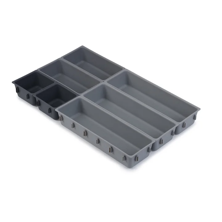 De Blox lade organizer set 7 stuks van Joseph Joseph in grijs