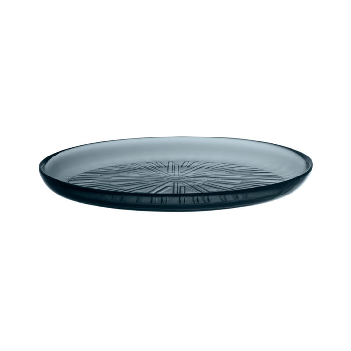 Het Essence vlakglas van Iittala , Ø 21 cm, donkergrijs