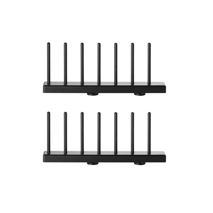 Bordenhouder, 20 cm zwart (set van 2) per String