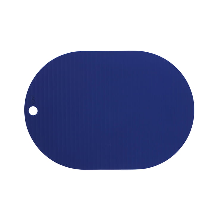 De Ribbo ovale placemat van OYOY , blue optics