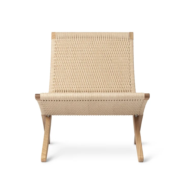Carl Hansen - MG501 Cuba Stoel, rieten natuur / eiken