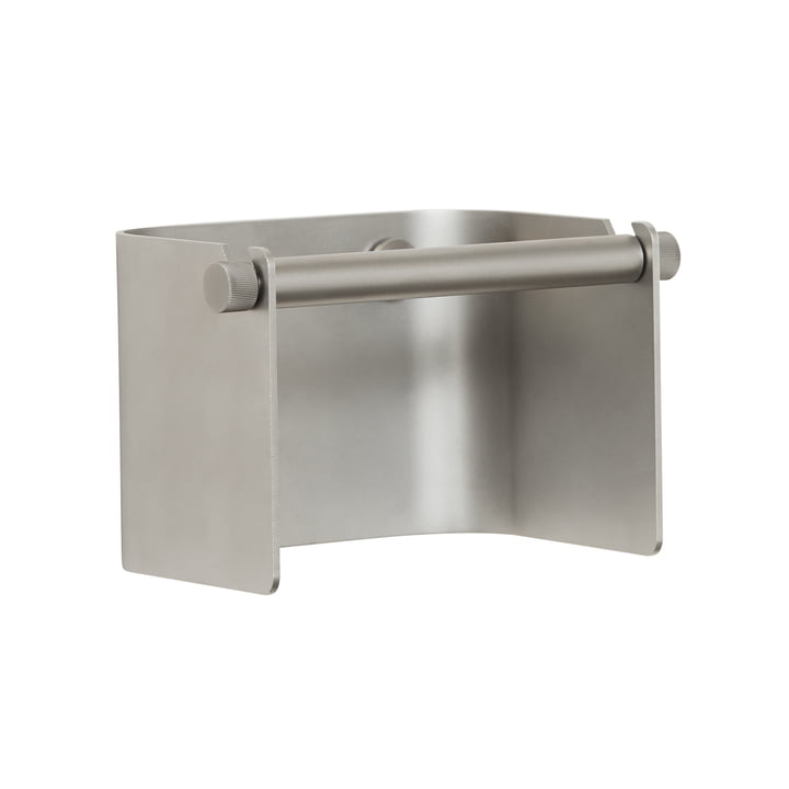 Arc Toiletpapierhouder, mat chroom vanaf Form & Refine