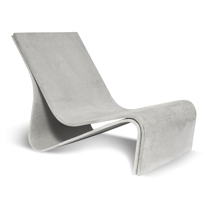 De Sponeck Outdoor fauteuil van Eternit , 78 x 50 x 60 cm, naturel grijs