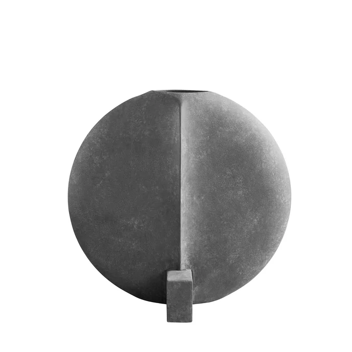 De Guggenheim Vaas Large van 101 Copenhagen, donkergrijs