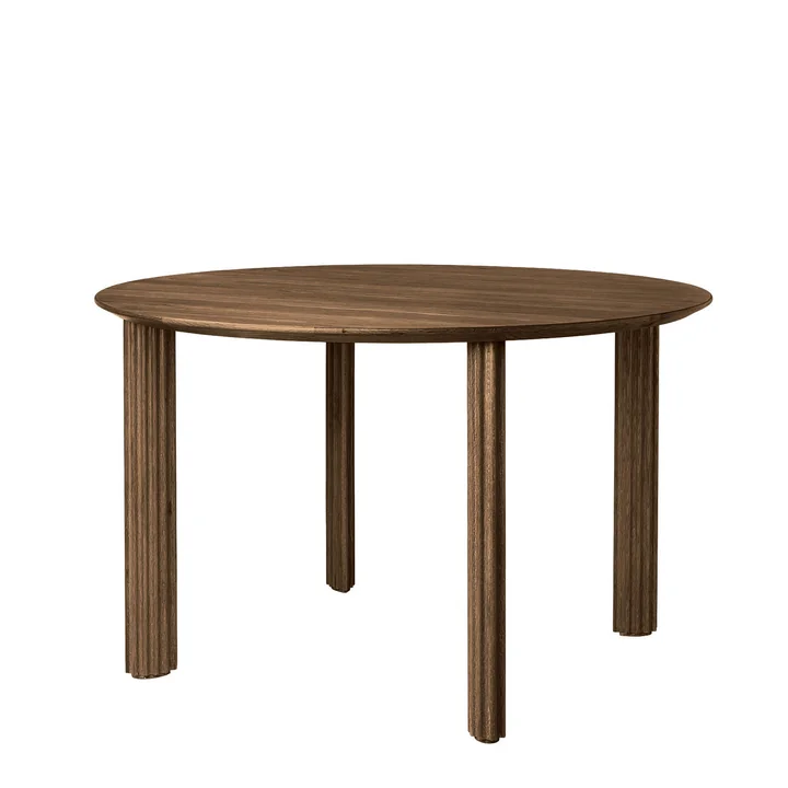 De Comfort Circle eettafel Ø 120 cm van Umage , donker eiken