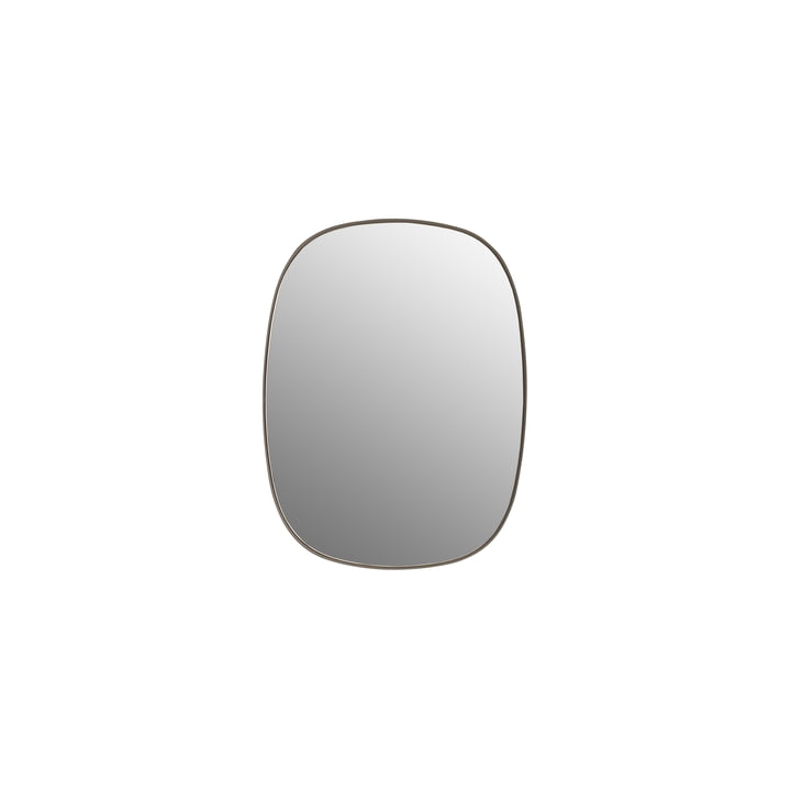 De Framed Mirror , klein van Muuto , taupe / helder glas