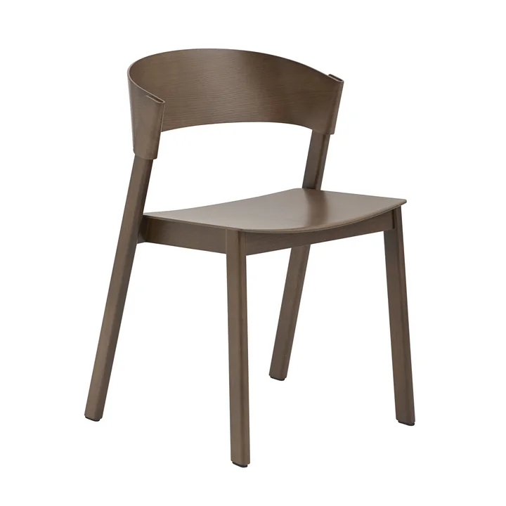 De Cover Side Chair van Muuto , donkerbruin