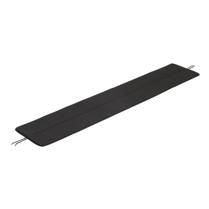 Het zitkussen voor Linear Steel bank van Muuto , L 170 cm, zwart