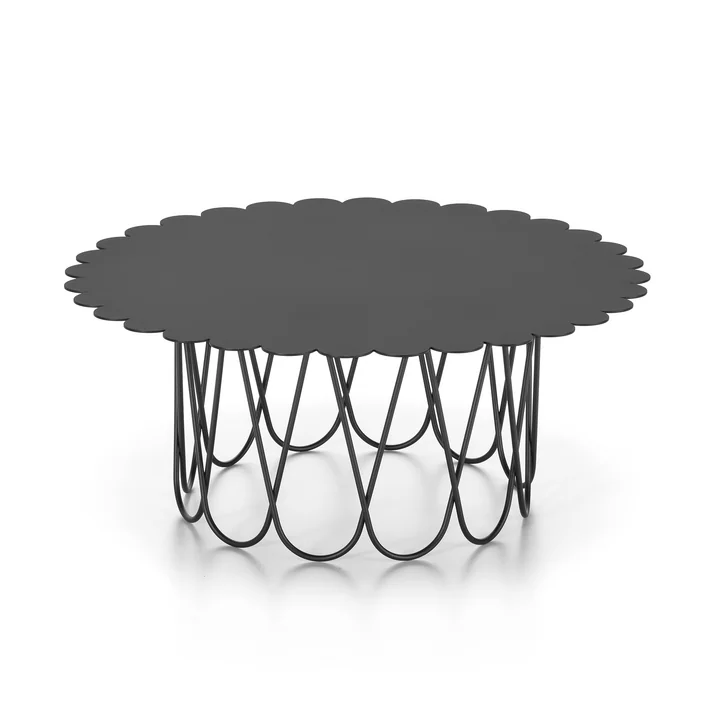 Flower Table groot, antraciet van Vitra