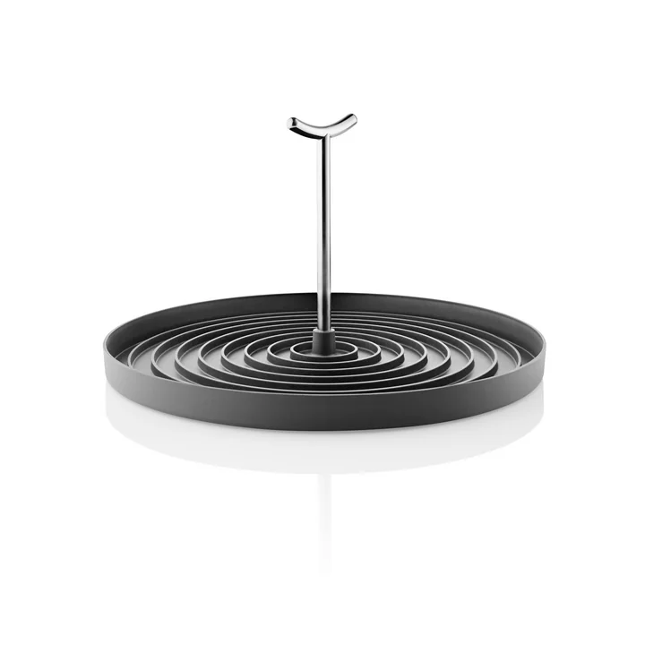 Opvouwbaar afdruiprek, roestvrij staal / zwart by Eva Solo