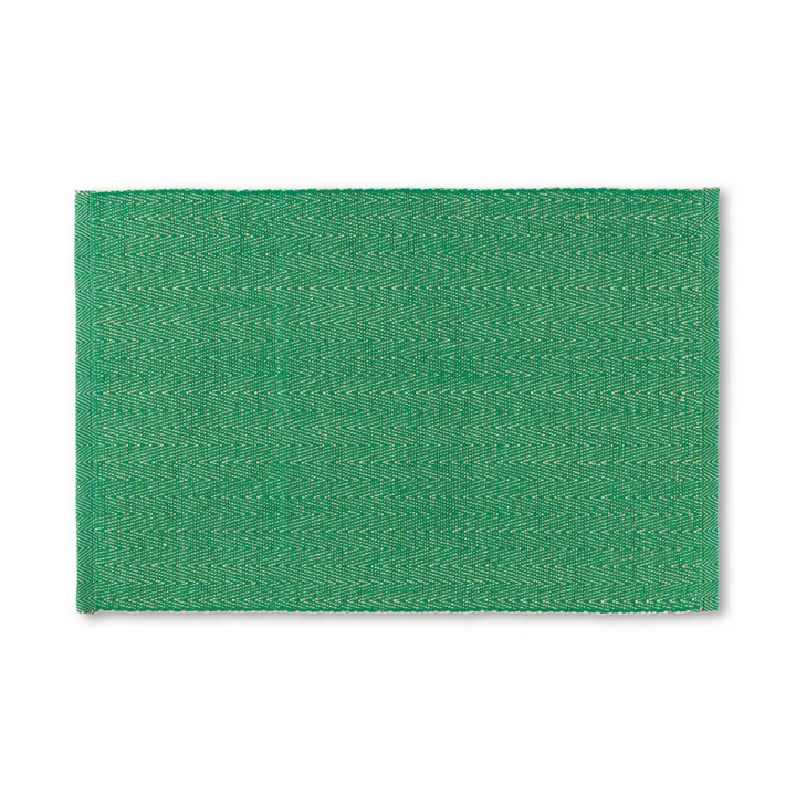 De Herringbone placemat van Lyngby Porcelæn , 43 x 30 cm, groen