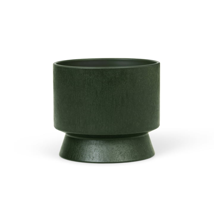 De plantenbak Recycelt van Rosendahl , Ø 12 cm, donkergroen