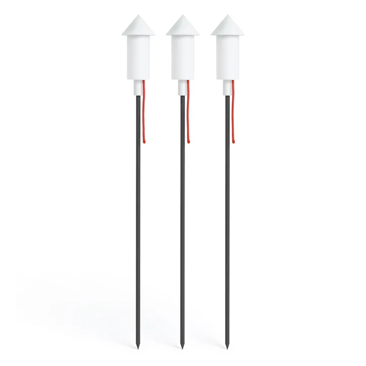 De Prêt a Racket zonnelamp van Fatboy , wit (set van 3)