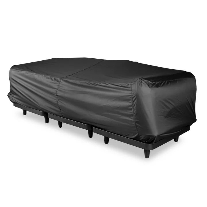 De beschermhoes voor Paletti sofa (3-zits) van Fatboy , zwart