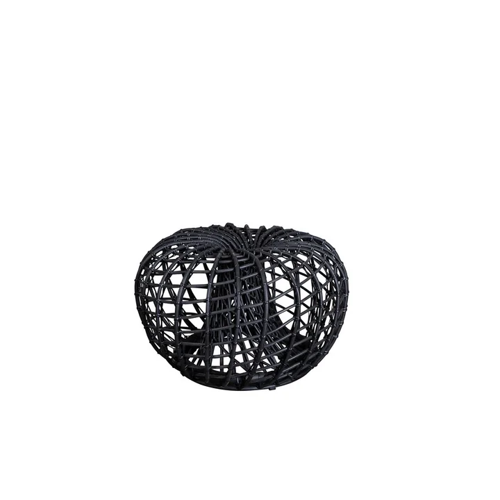 De Nest kruk / bijzettafel Outdoor van Cane-line , Ø 67 cm, lava grijs