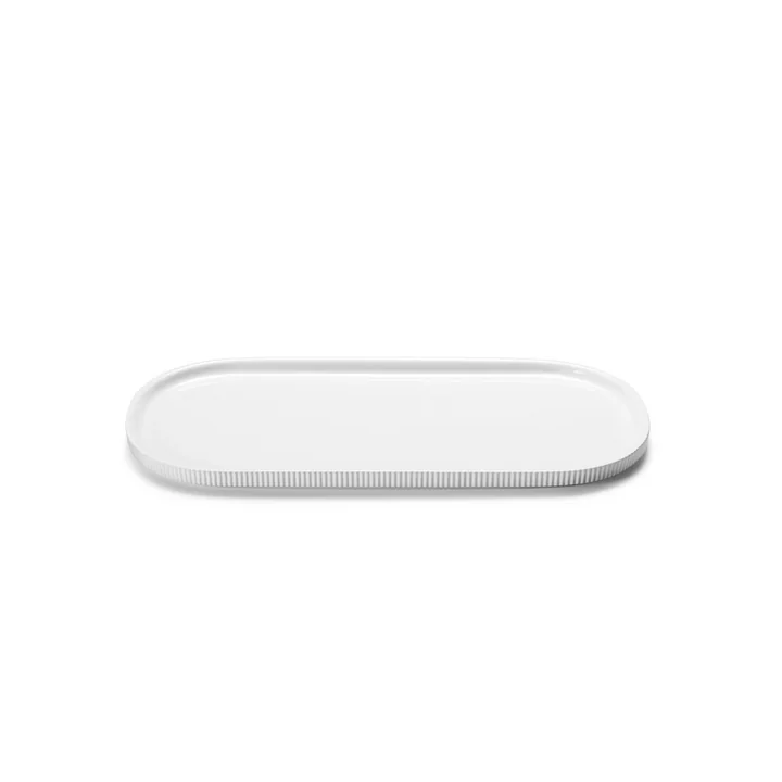 Bernadotte Dienblad 19 x 40 cm van Georg Jensen in wit