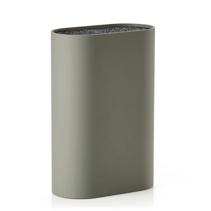 Het Singles messenblok van Zone Denmark , L 17 x B 9 cm, mud