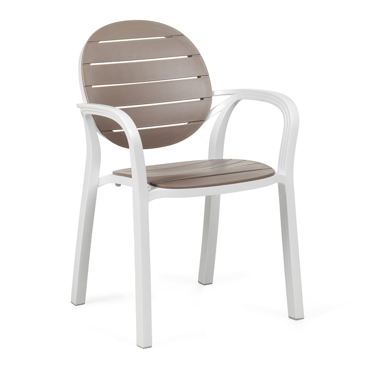 De Palma fauteuil van Nardi , bianco / tortora