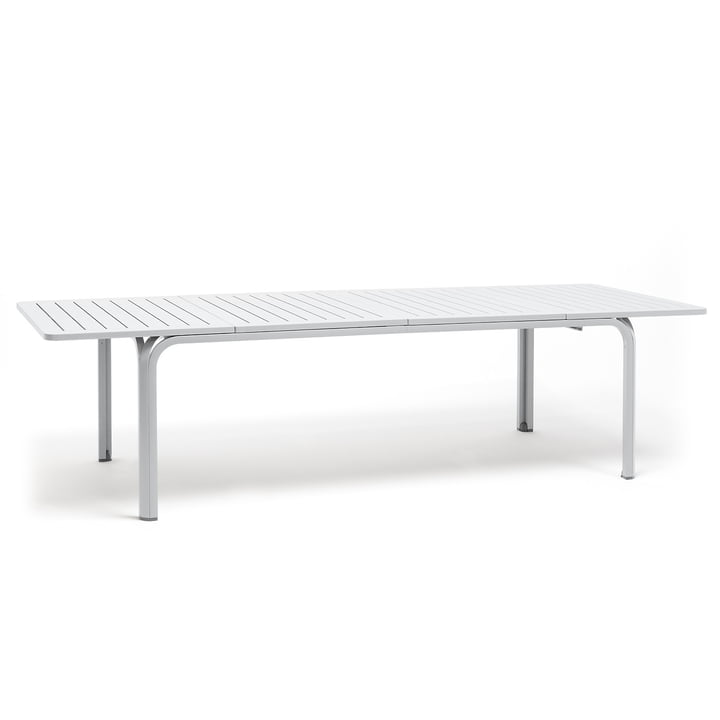 De uittrekbare tafel Alloro 210 van Nardi , bianco / bianco