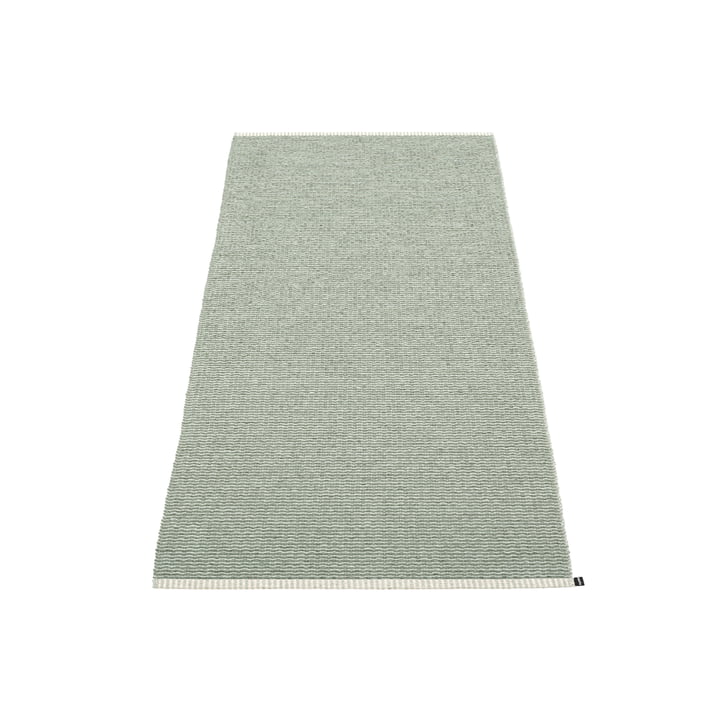 Het Mono tapijt van Pappelina , 60 x 150 cm, sage / army