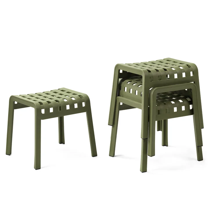 De Poggio kruk van Nardi is stapelbaar.