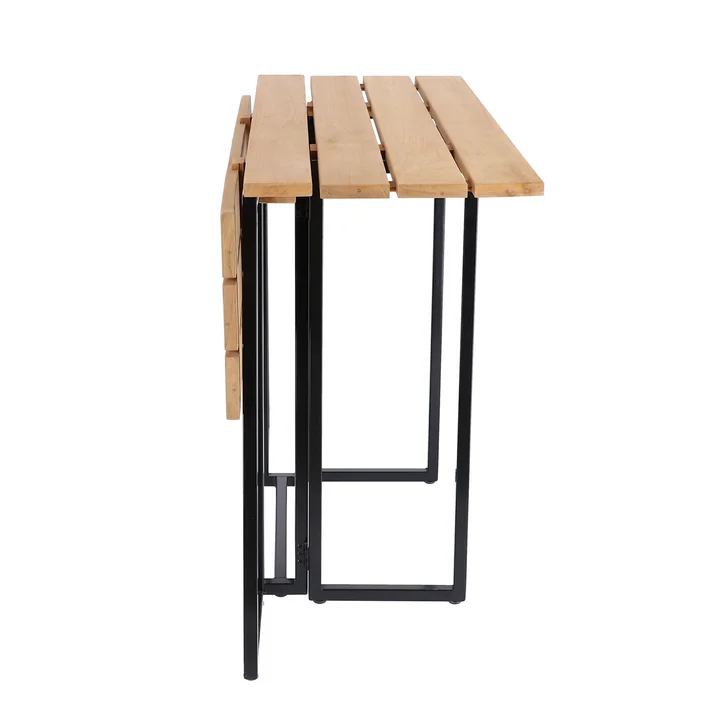 De Time klaptafel van Jan Kurtz half ingeklapt