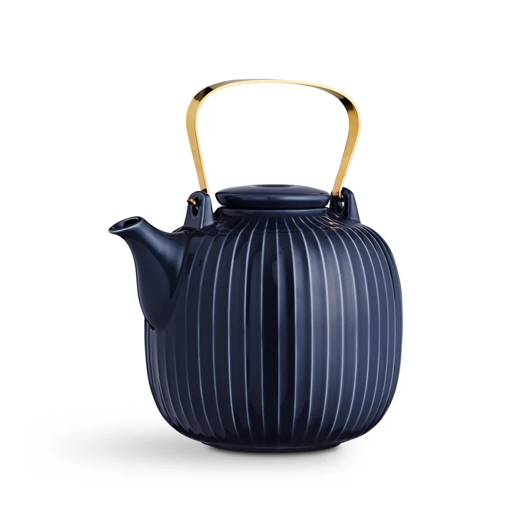 Hammershøi Theepot 1,2 l van Kähler Design in indigo