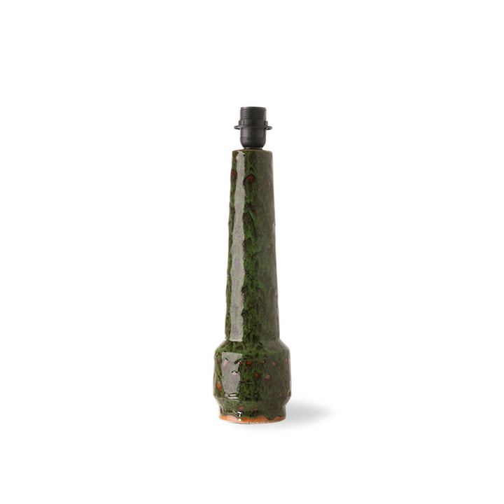 De tafellampvoet Retro van HKLiving, H 45 cm, lava groen