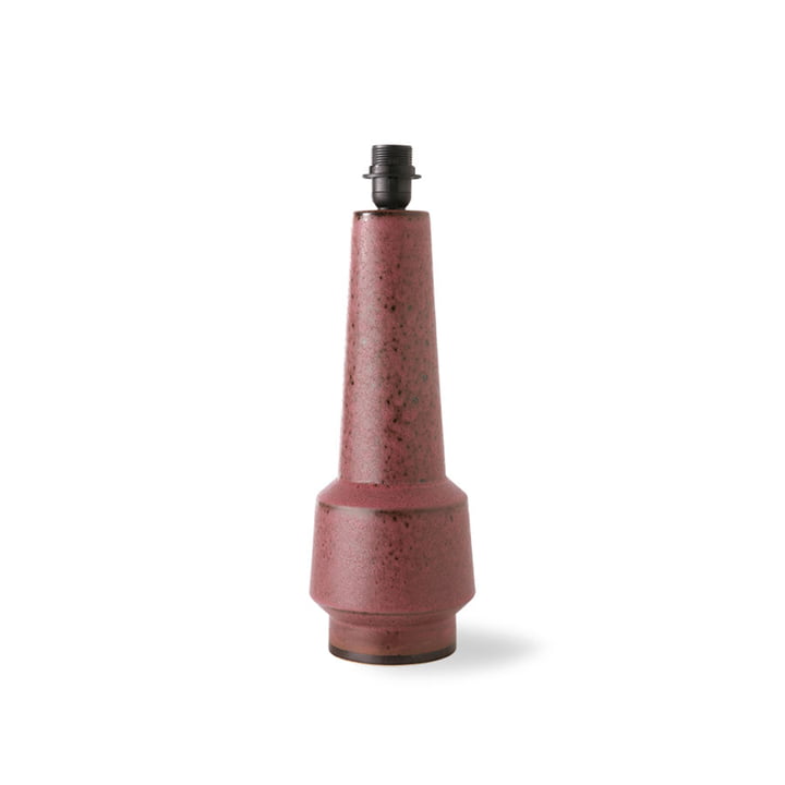 De Retro tafellampvoet van HKLiving, H 48 cm, paars