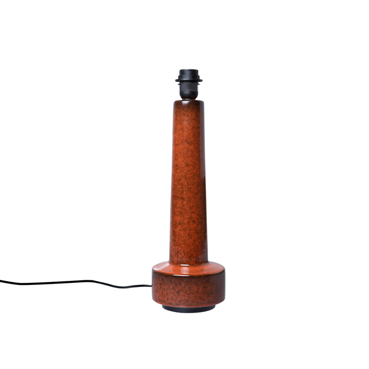 De tafellampvoet Retro van HKLiving, H 48 cm, lava rood