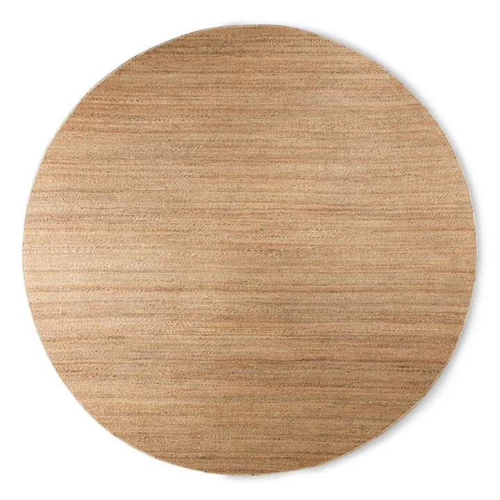 Het henneptapijt van HKliving , Ø 250 cm, natuurlijk