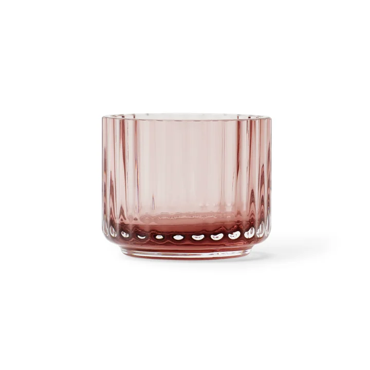 Lyngby Porcelæn Theelichthouder Ø 6,7 cm van in burgundy