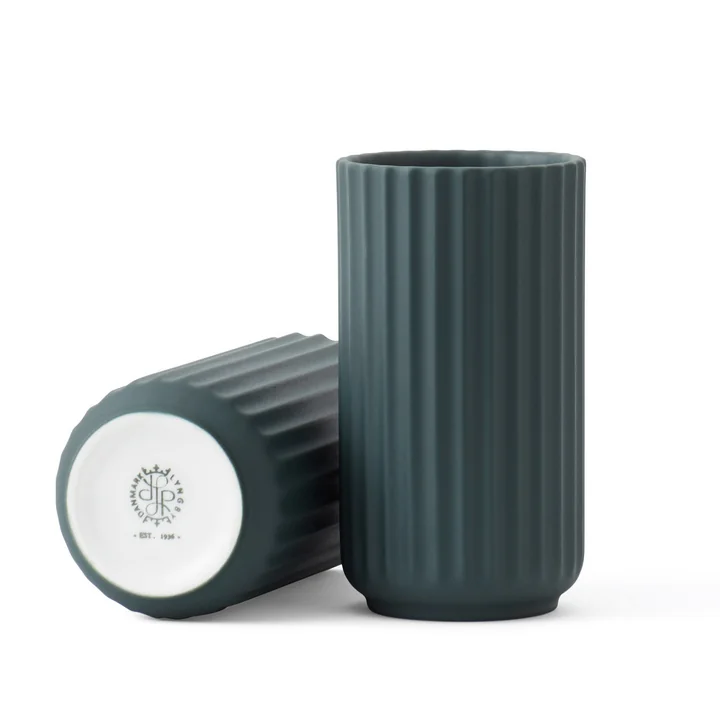 Lyngby vaas H 20,5 cm van Lyngby Porcelæn in groen