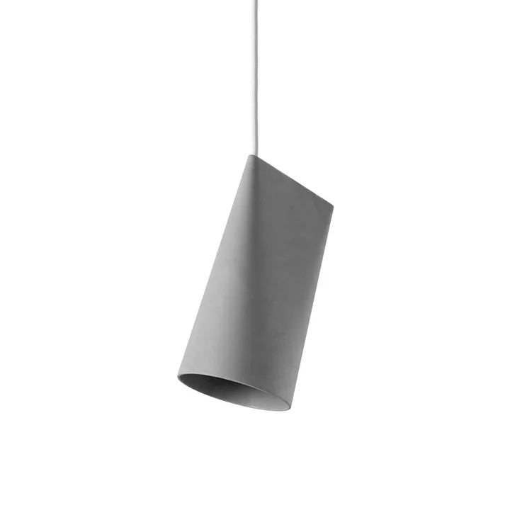 Moebe Ceramic - Hanglamp, smal, lichtgrijs