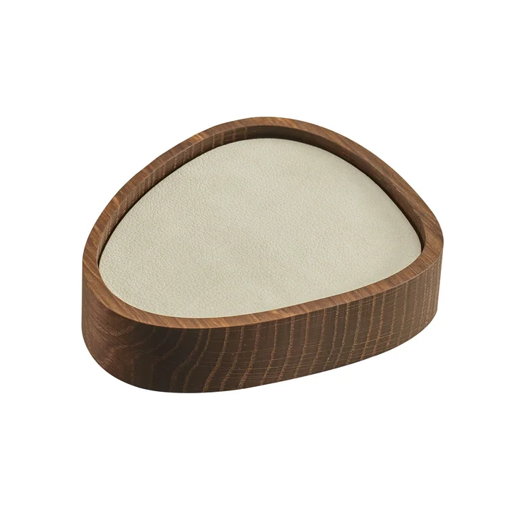 Wood Box Curve S 12,5 x 14 cm van Lind DNA in gerookte eik