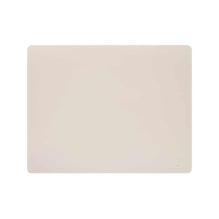 Placemat Square L 35 x 45 cm van LindDNA in Nupo soft nude