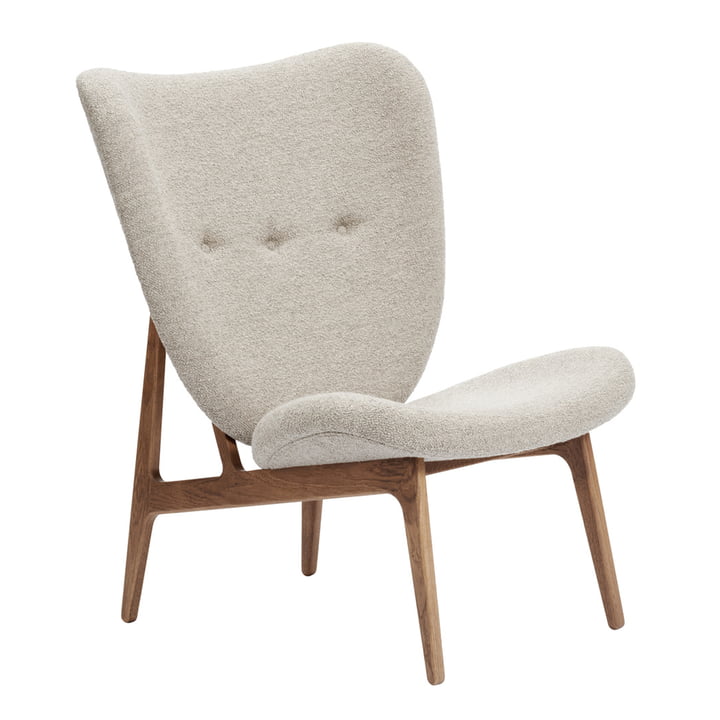 De Elephant Lounge fauteuil van Norr11 , gerookt eiken / Barnum - Col