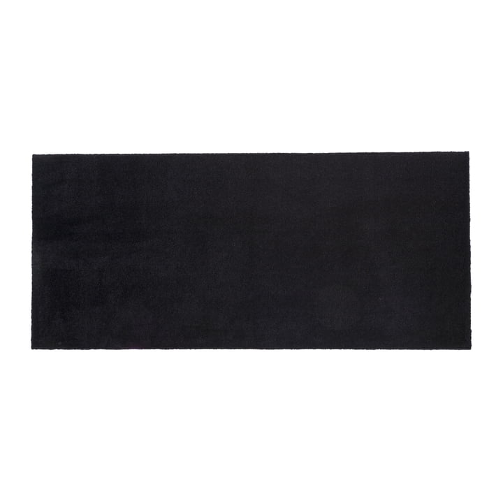 Deurmat 90 x 200 cm van tica copenhagen in Unicolor zwart
