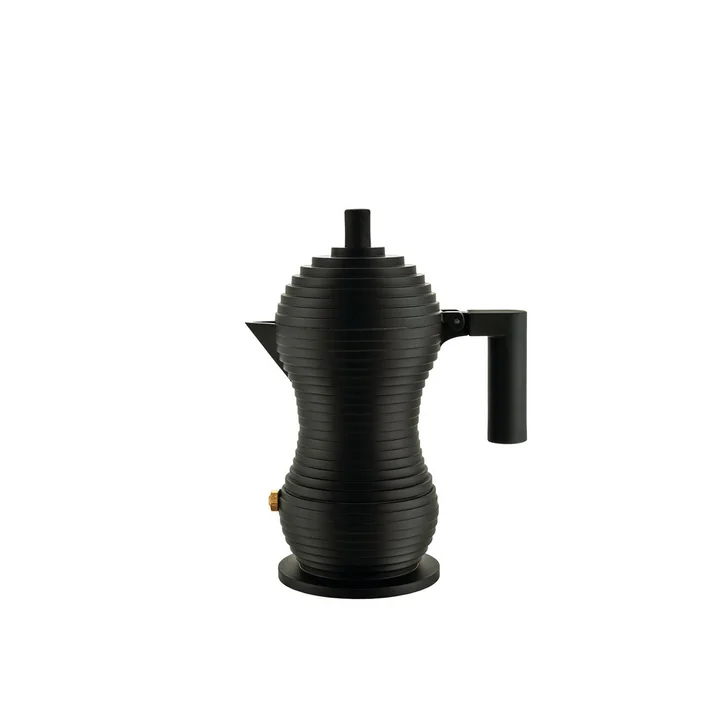 Pulcina Espressomachine 7 cl van Alessi in zwart