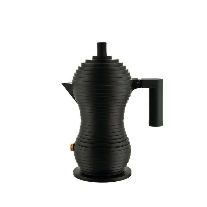 Pulcina Espressomachine 15 cl van Alessi in zwart