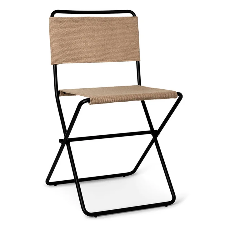 Desert Dining Chair by Ferm Living in zand/zwart