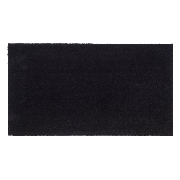 De deurmat Unicolor zwart van tica copenhagen