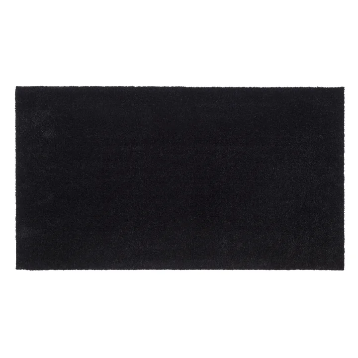 De deurmat Unicolor zwart van tica copenhagen